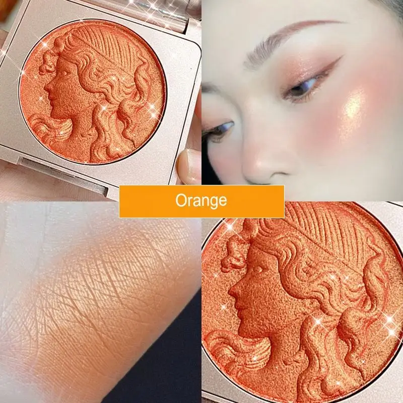 Popular 2 in 1 High Pigment Mineral Makeup Powder Long Lasting Matte Highlight Blush