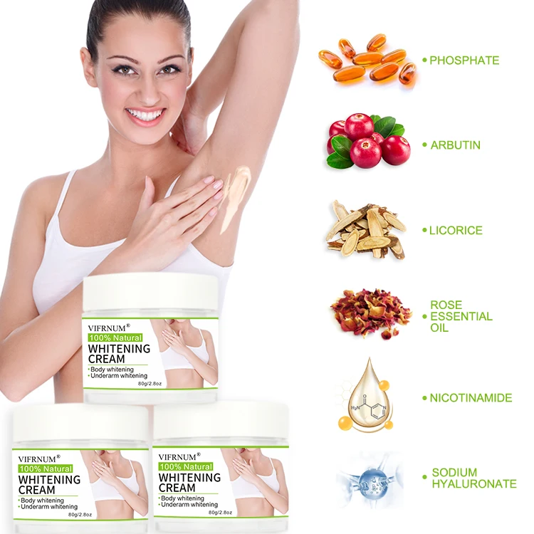 nicotinamide strong whitening body cream underarm lightening skin whitening cream and lotion