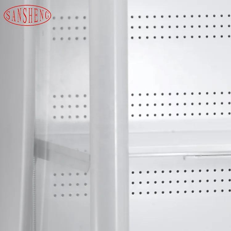 Upright supermarket open display refrigerator open beverage cooler display cabinet