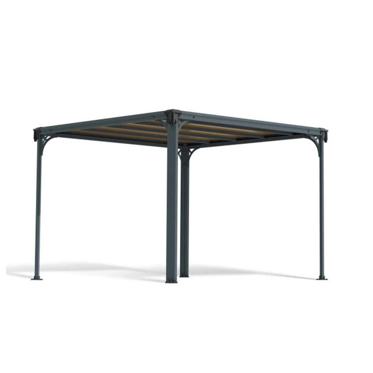 Modern Luxury Aluminum Waterproof Outdoor Louvered Pergola 3x3m