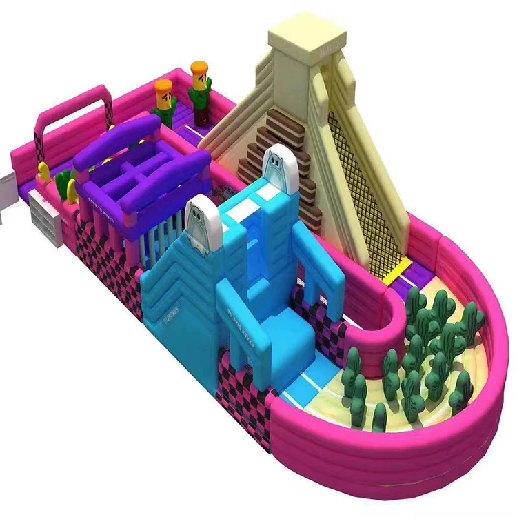 commercial inflatable bouncy disco dome jumping castle house with slide for sale