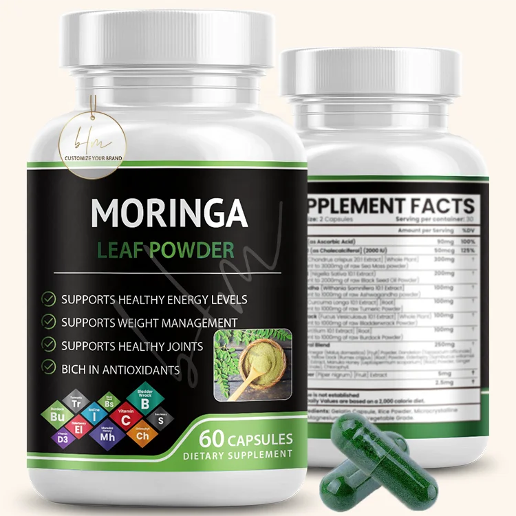 Moringa Capsules Moringa Powder Organic Moringa Leaf Capsule