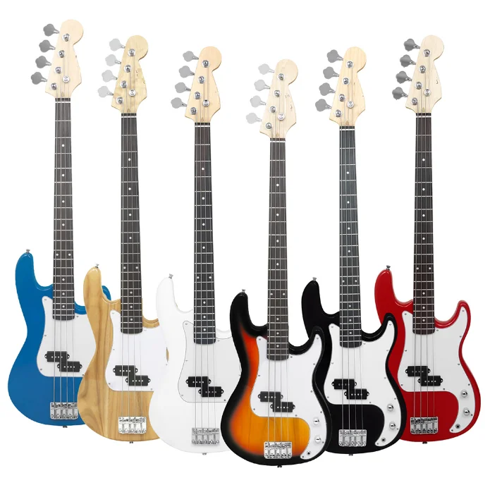 IRIN Electric 4-String Rock Bass Guitar for Children & Beginners Performance Level Made with Maple Back/Side & Rose Fingerboard