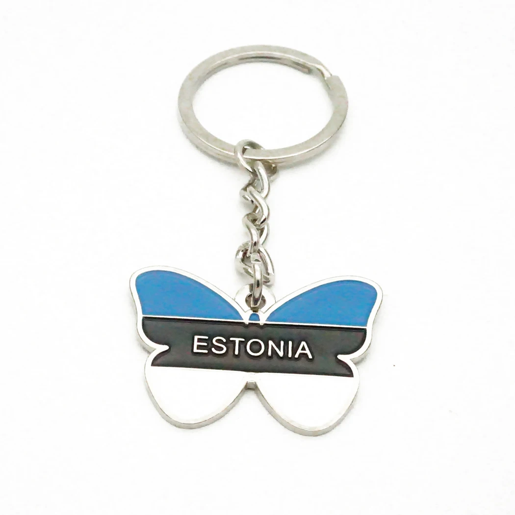 High quality metal crafts promotional Gift  enamel personalized adult souvenir gift keychain custom metal