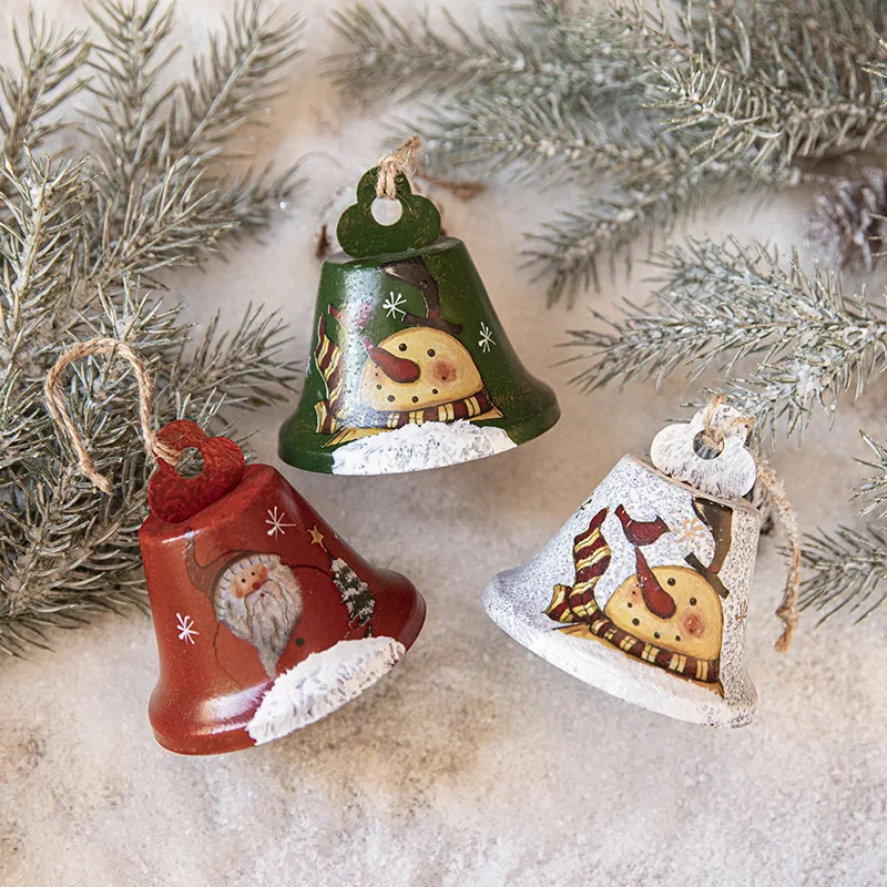 New Arrival Christmas Supplies Hanging Ornament Christmas Bells Hanging Tree Christmas