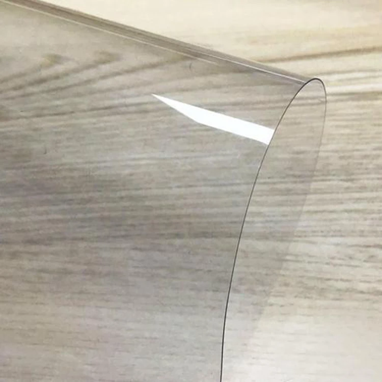 High clear 0.3/0.4/0.5/0.6/0.7/0.8/0.9mm antiblock PET plastic sheet on high end cosmetics package