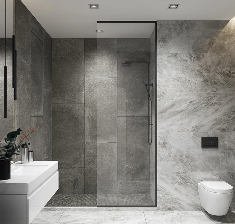 Tempered Glass Walk in Shower door bathtub shower screen