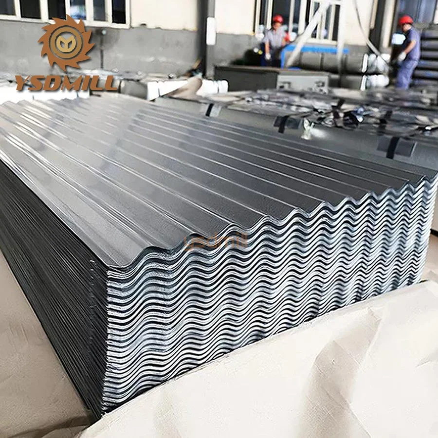 12 Waves Ral Color Coated Galvanized Corrugated Steel Sheet / GI / PPGI Roofing Plate