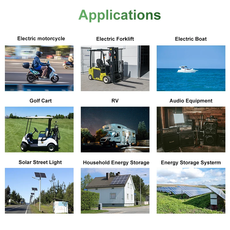 Литий-ионный аккумулятор для RV Solar Lifepo4 12 В 100 Ач