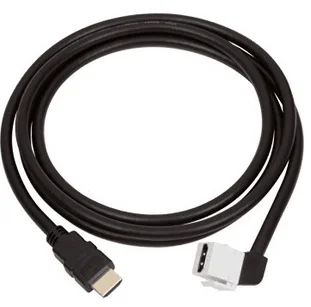 Top selling Hdmi adaptor Cable Keystone style HDMI Female to HDMI Male cable length customized