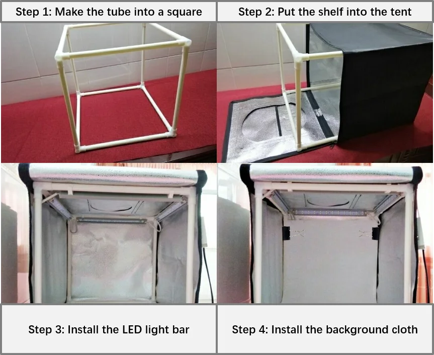 40x40cm  led soft photo studio box portable light box photo studio mini studio photo box