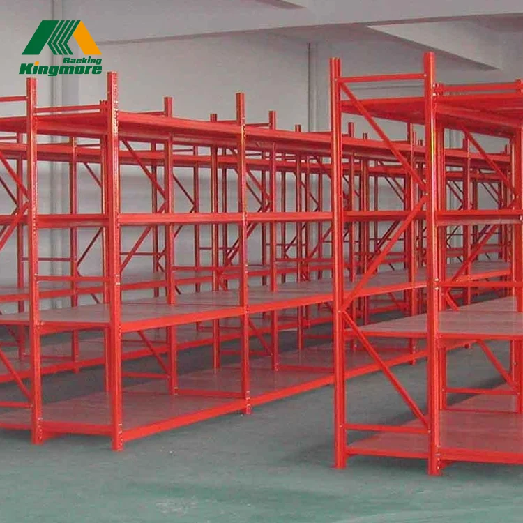 Environmentally friendly supermarket shelving galvanized assembled freely medium duty shelves