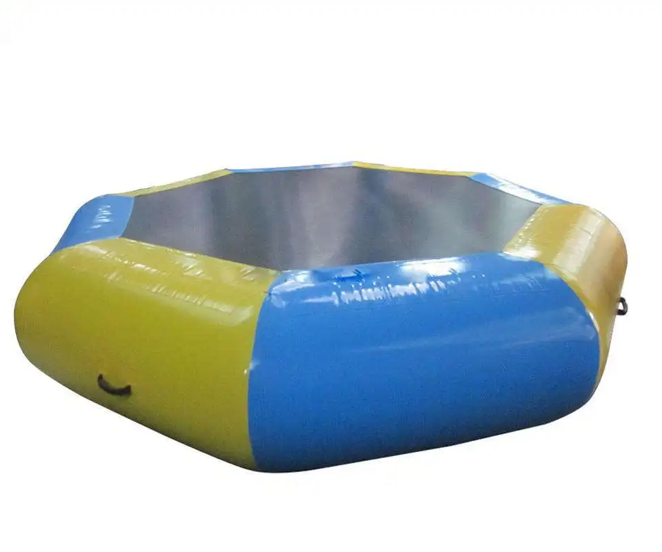 inflatable water trampoline inflatable water bounce platform jumping floated water sport games