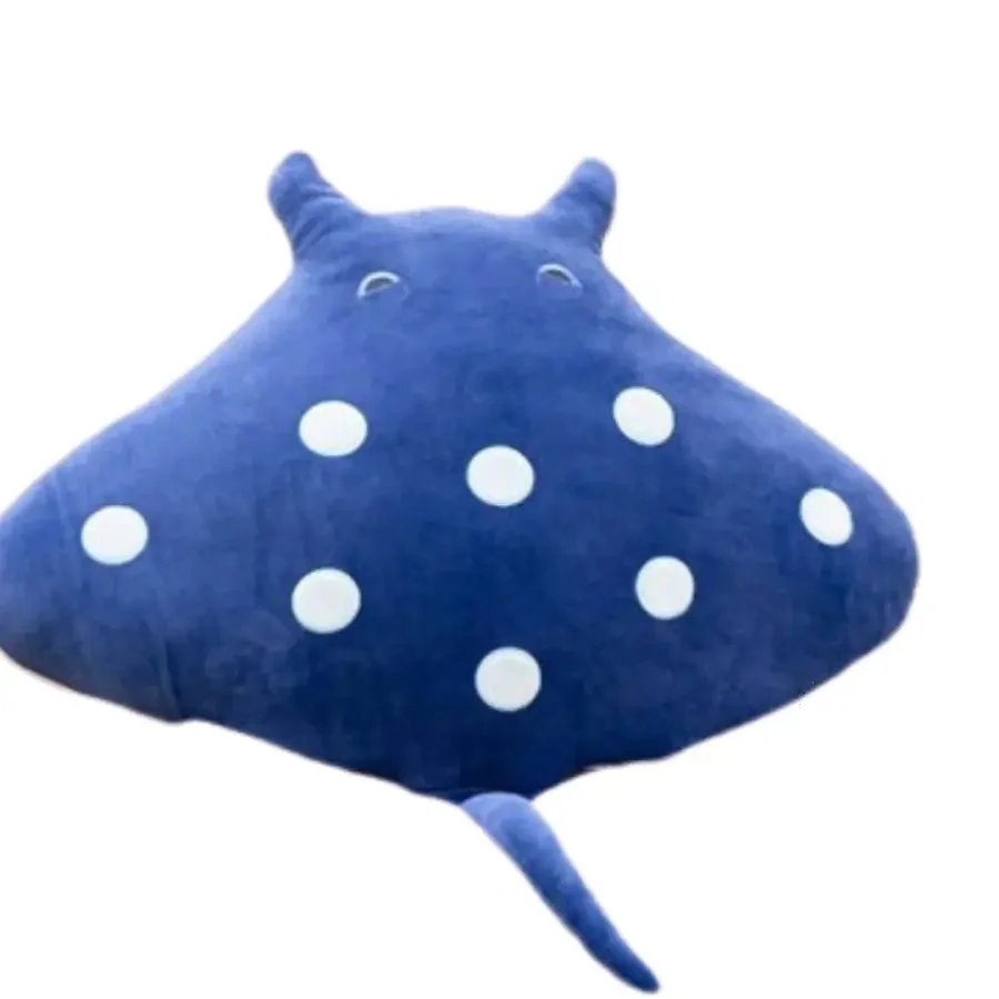 Kawaii Manta Ray Devil Fish плюшевая игрушка подушка мягкая океанская кукла скат чучело животных имитация морской рыбы домашний декор