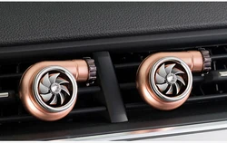 Car Air Freshener Turbo  Conditioning air outlet air freshener rotating design car perfume solid aromatherapy ornaments