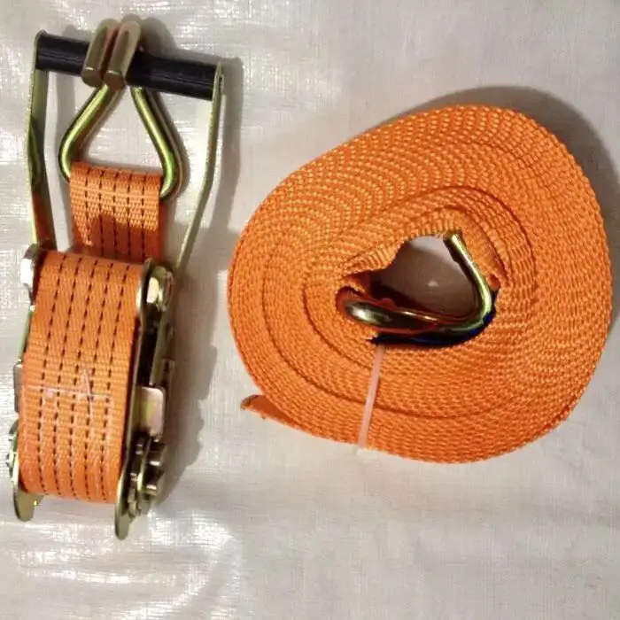 5 Ton 50mm Polyester Ratchet Straps Tensioner Tie Down with Double J Hooks