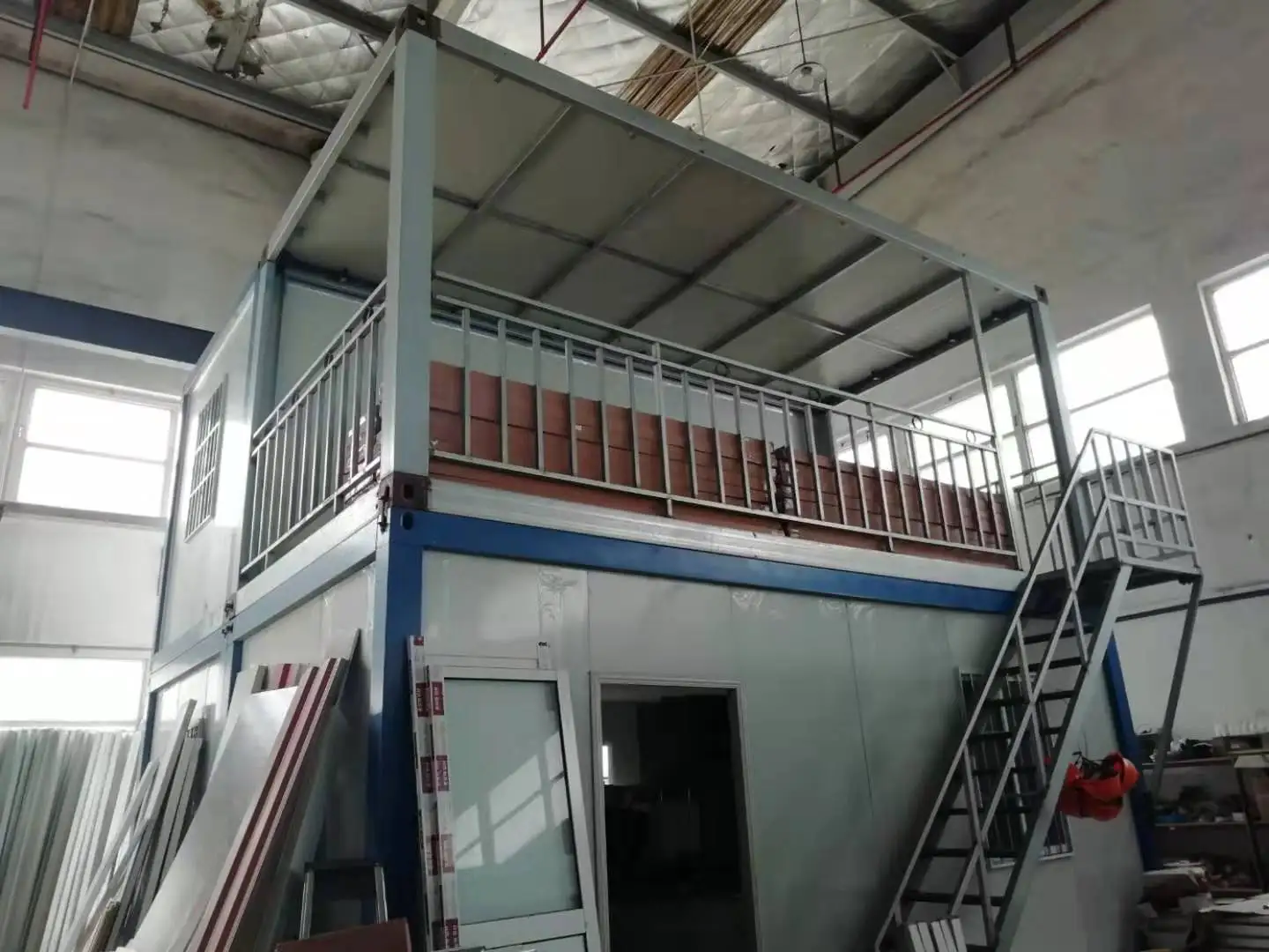 Two Floors Prefab House Flat Pack Container ALLSTAR Steel Door Modern Living Villas Hotel PVC Window Warehouse 4 Years 40