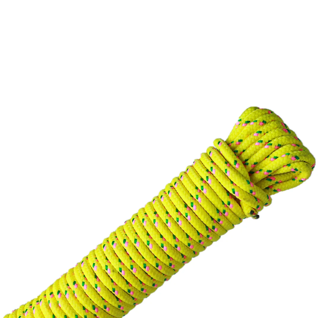 High Quality 8 Or 16 Strands PP Braided Rope 2mm To 40mm Dock Line Polypropylene PP Twine Rope For Fishing Net