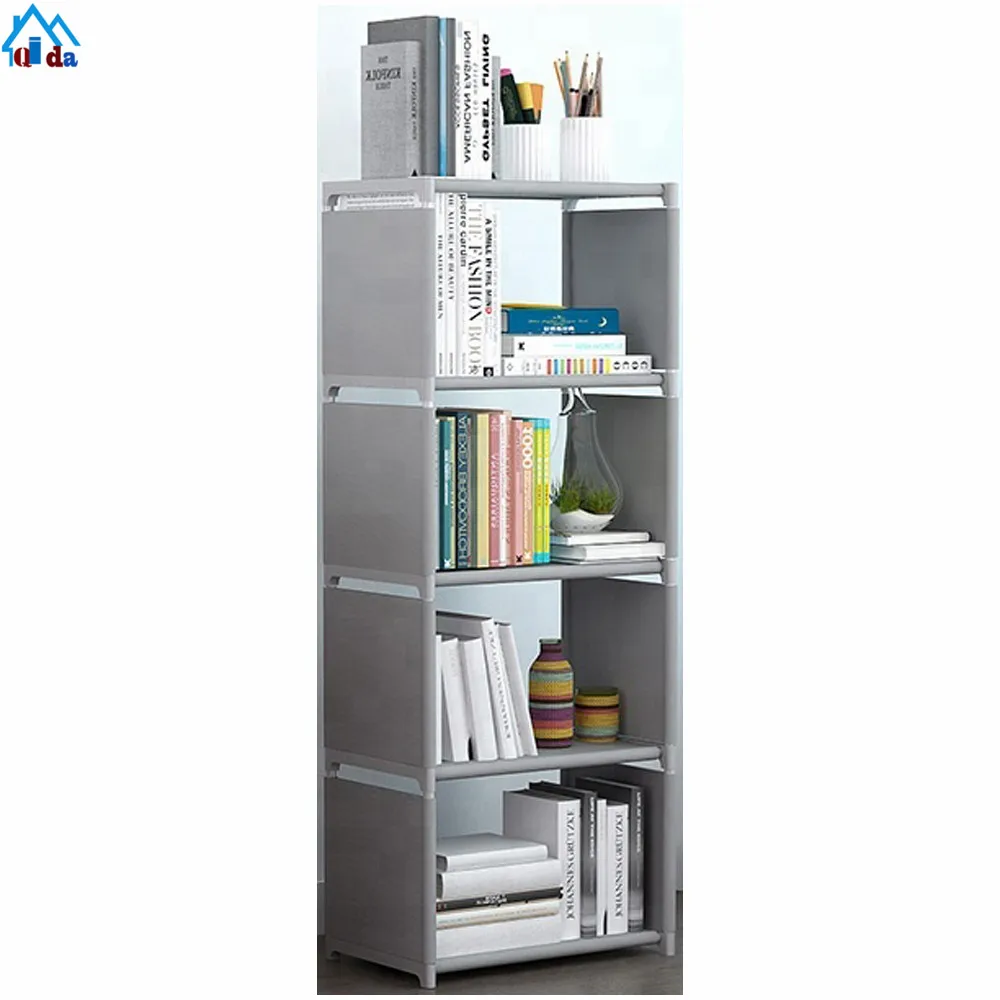 16 Cubes White Diy Creative Study Room Furniture Plastic Portable Book Shelf With Many Colors Available
