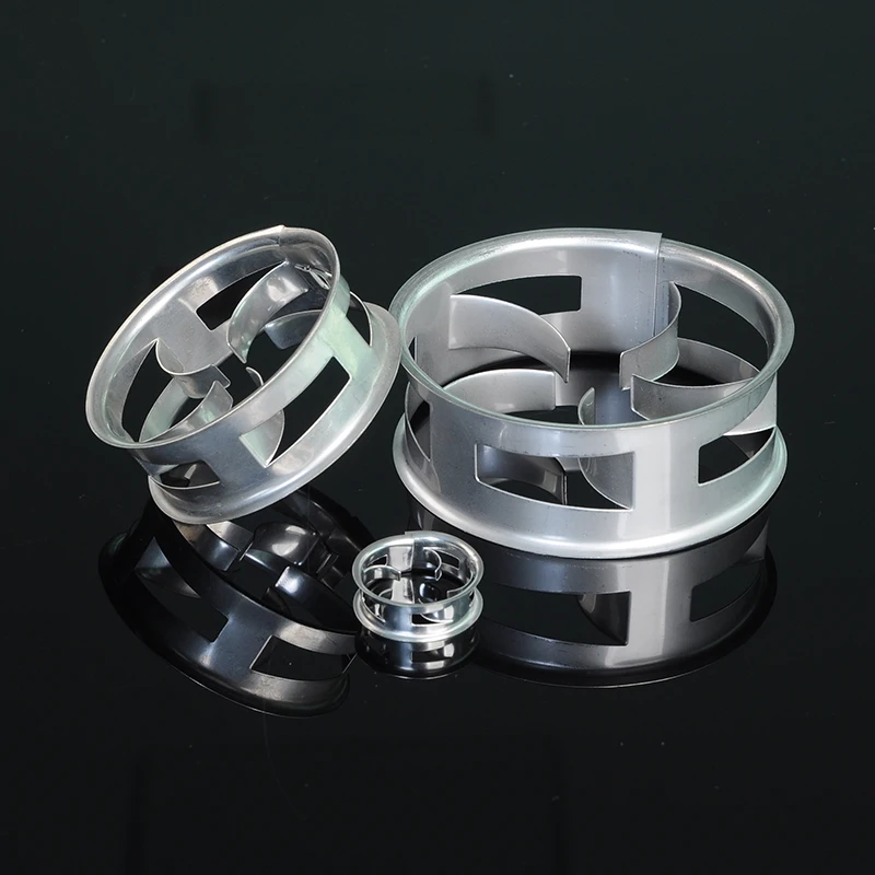 Heat Resistance 38mm Metal Cascade Mini Ring Tower Random Packing