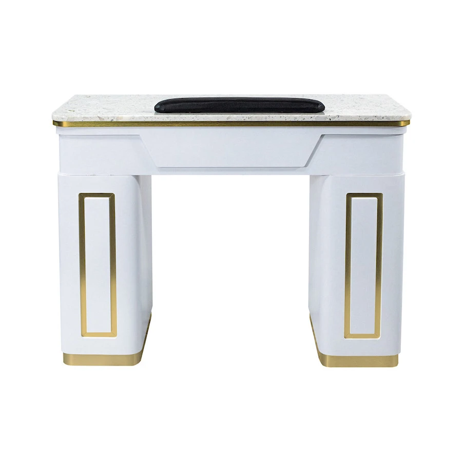 new arrival hot sale manicure table gold