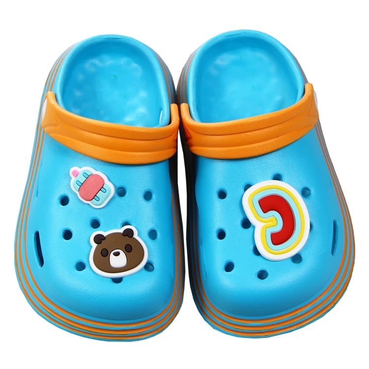 
2021 Cute Anti-slip Hard-wearing Comfortable Holes Kids Garden Shoes Children Clogs 