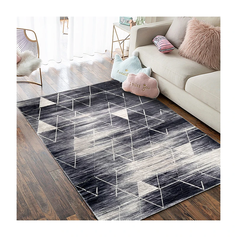 Flannel Printed Rug Cheap Price Good Quality Floor Carpet Door Mat Area Rug For Living Room