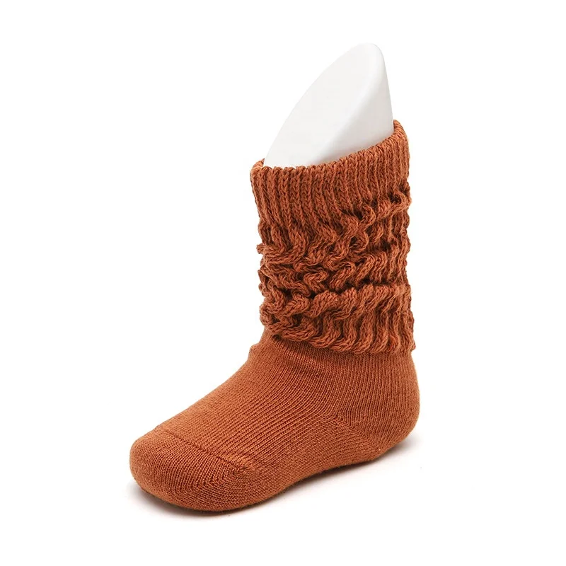 Winter Autumn Plain Cotton Baby/Kids Ribbed Knee High Ruffle Edge Calcetines De Bebe New Born Girls Toddler Children Baby