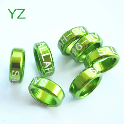 Manufacture  Newest 10mm Metal pigeon bands Foot Rings Fancy pigeon rings with EXW price