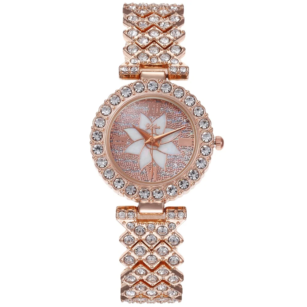 
2021 Wholesale Custom Brand Alloy wristWatch Case all sky star Classic women Quartz bracelet Watches for ladies 