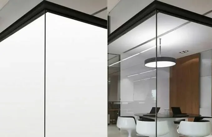 PARTNER GLASS Electrochromic Window Film Opaue Liquid Crystal Polymer PDLC Self-Adhesive Switchable Electric Smart Glass