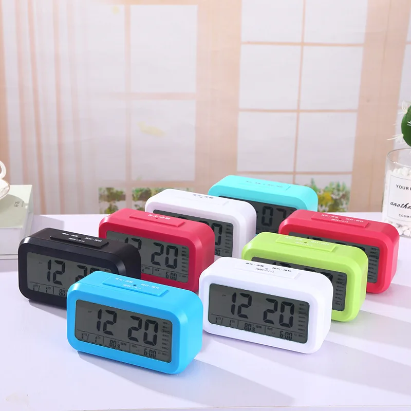 Multifunctional Use Mini LED Clock Portable LED Clock Light Personalized LED Digital Alarm Clock