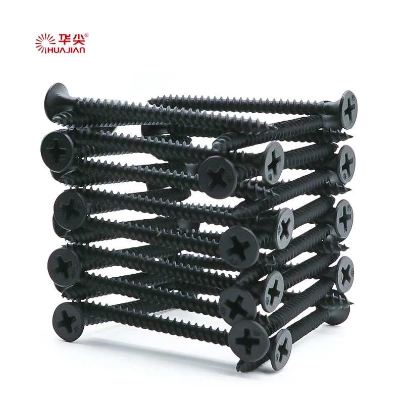 M3.5 M3.9 M4.2 Self Tapping Screws #262 Flat Head Stainless Steel Black Drywall Screws For Wood Screws