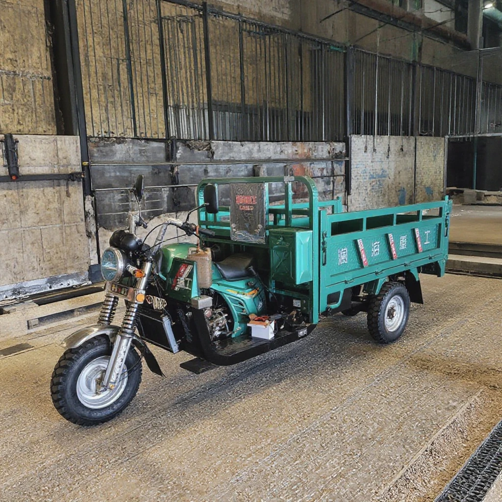 Gasoline Petrol WANGHHU Tricycle 200CC Loading 1000kg for Cargo Transportation Export to Ghana Africa
