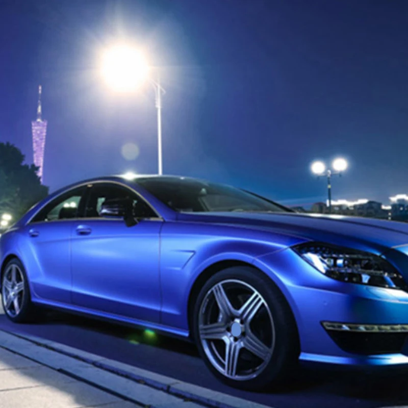 1.52*18m Size Bubble Free Film Magic car mirror protective film waterproof role Ceramic Purple car vinyl wrap