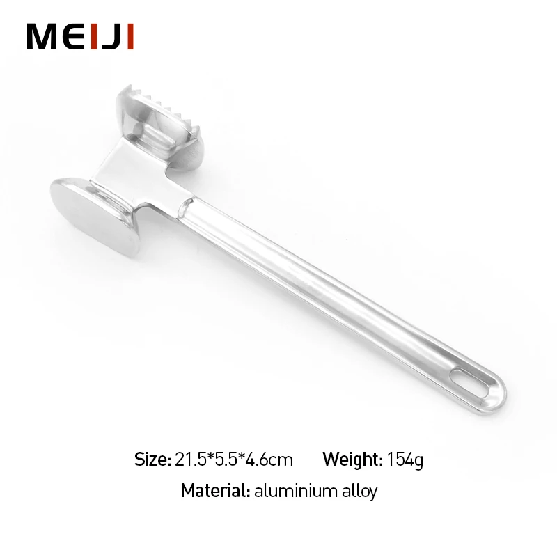 MEIJI Hot Selling Supplier Kitchen Tools Meat Tenderizer Hammer Aluminium Alloy Meat Hammer