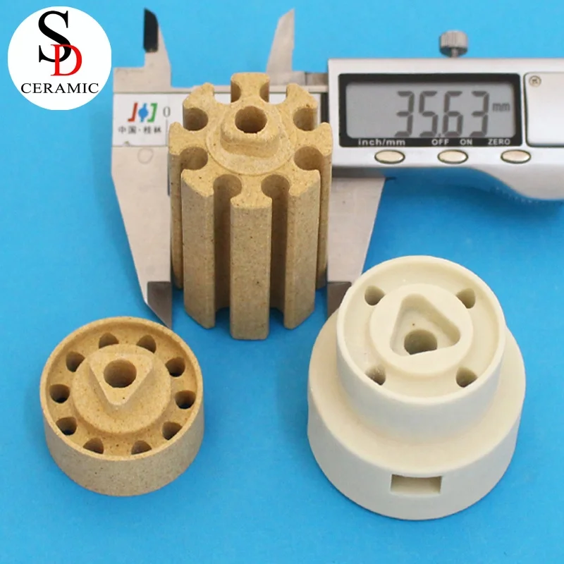 Manufacturer high heat resistance electrical c520 ceramic cordierite porcelain bobbin