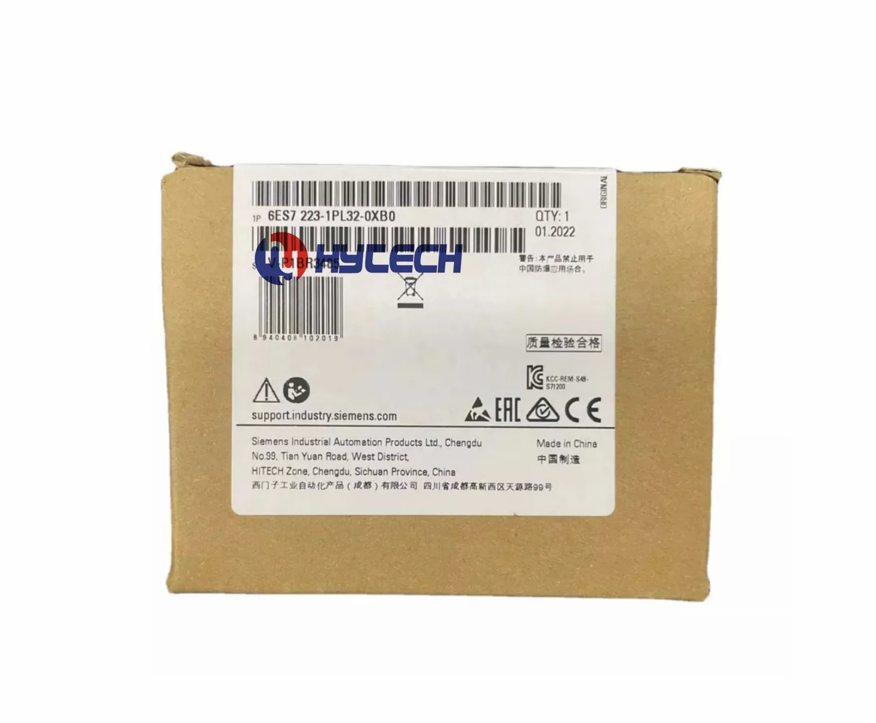 HYTECH Warehouse In Stock SIEMENS PLC SIMATIC S7-1200 Digital I/O Module SM1223 16 DI/16 DO 6ES7223-1PL32-0XB0