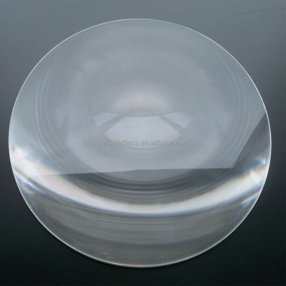 Diameter 200mm Focal length 150mm Round Shape PMMA Material Large Fresnel Lens For Decoration Exhibition Solar Collector