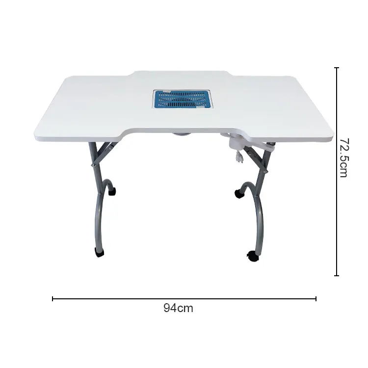 Hot sale white manicure table with vent manicure table nail  wholesale