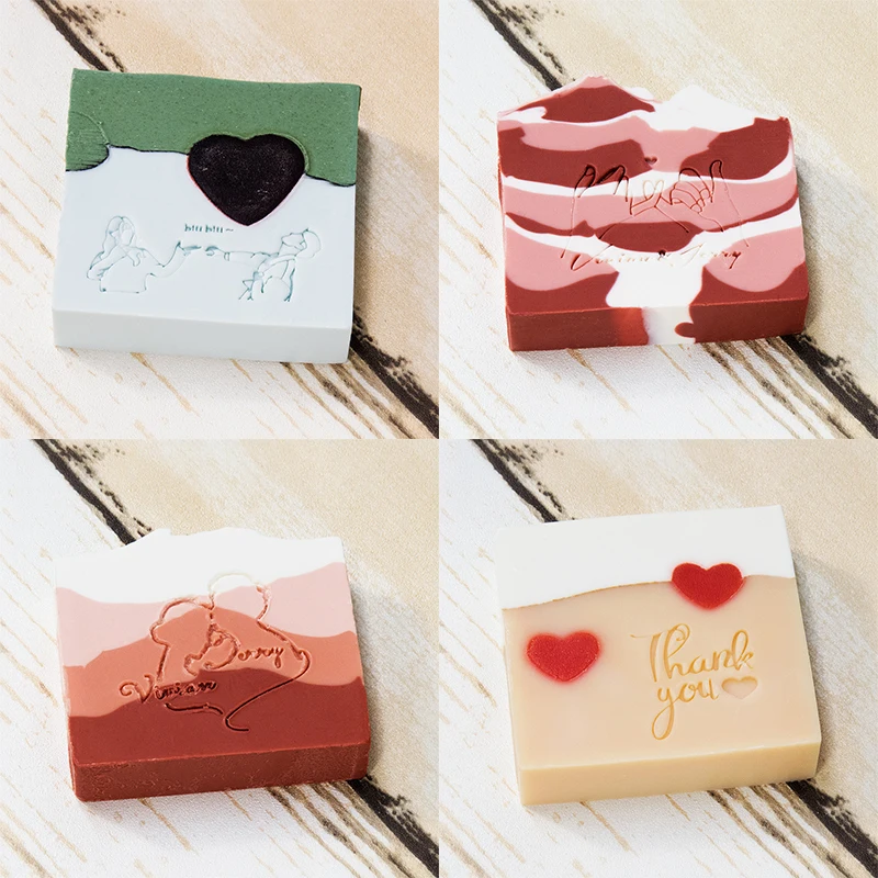 Exclusive design organic face soap 100% natural handmade creative soap