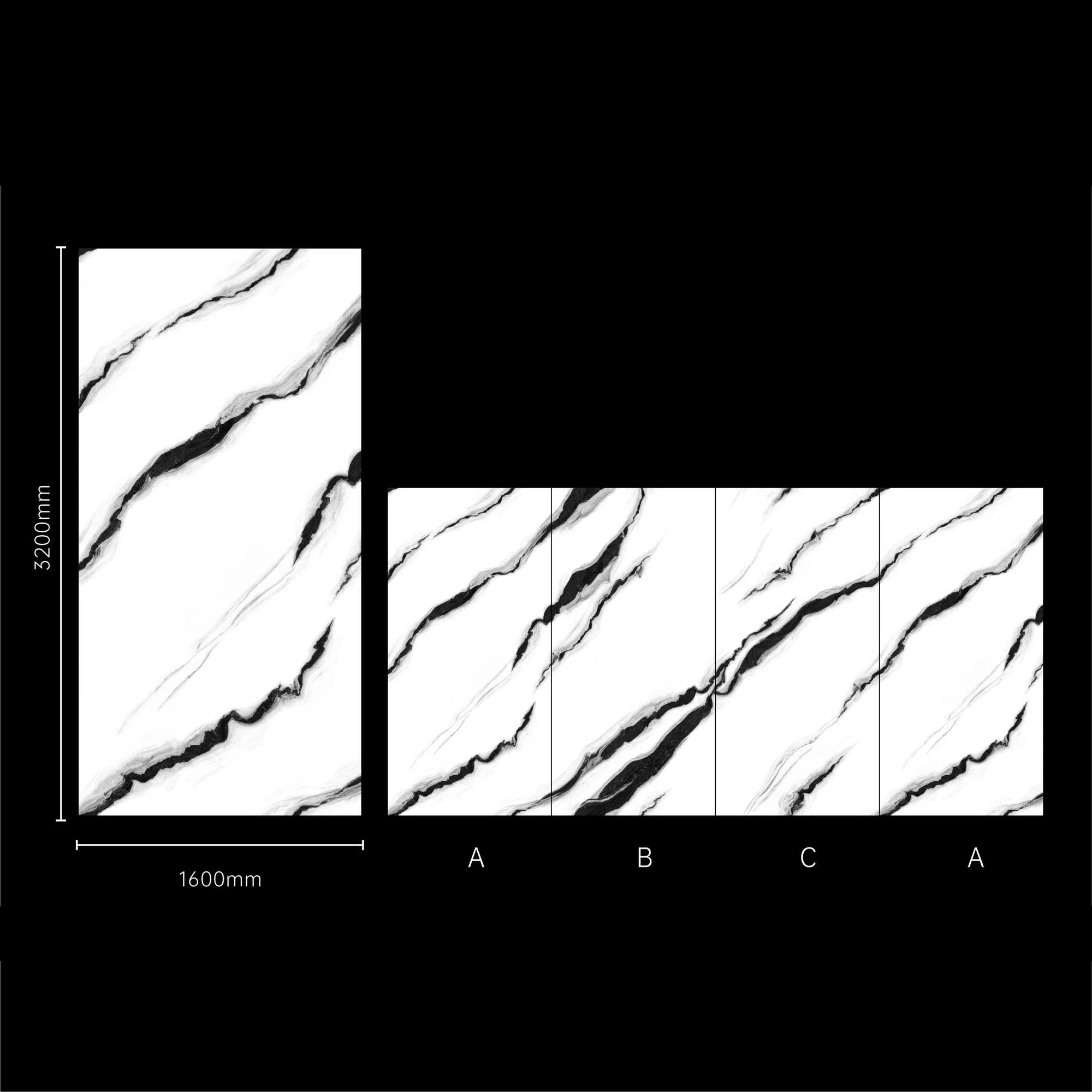 Stylish Artificial Stone Wall Panels for Interior Decoration Sintered Stone Slabs Tiles