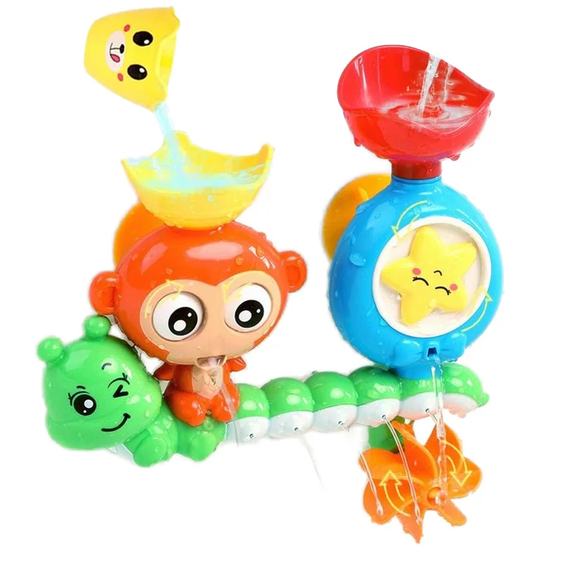Durable Interactive Multicolored Infant Toy Baby Bath Tub Toys for Toddlers Water Playing