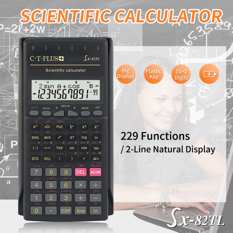 New Electronic Scientific Calculator Calculadora Cientifica Calculatrice Scientifique Calcolatrice Scientifica Calculators