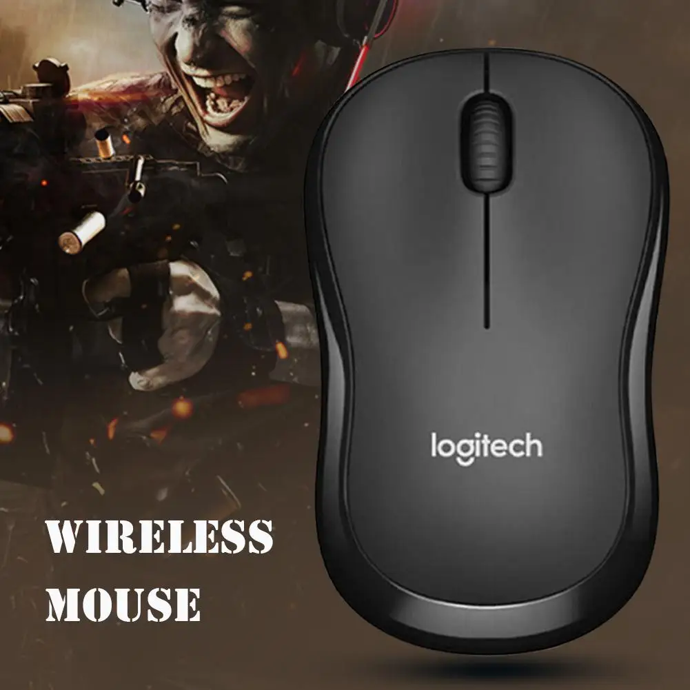 Logitech M185 беспроводная мышь 1000 точек/дюйм Офисный Компьютерный USB нано-приемник для домашнего использования ПК/ноутбук Windows Mac коврик мыши