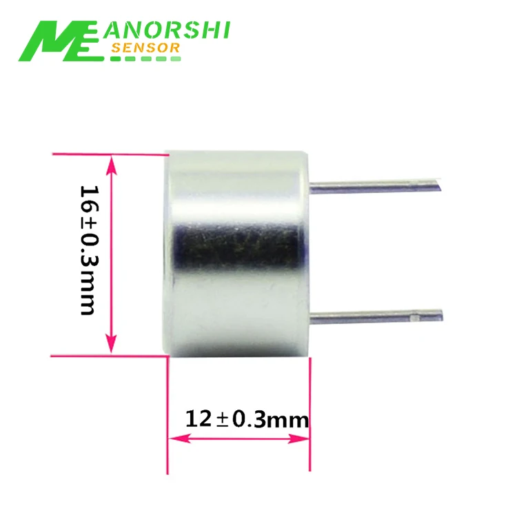 16mm 40kHz piezoelectric vibration pressure transducer