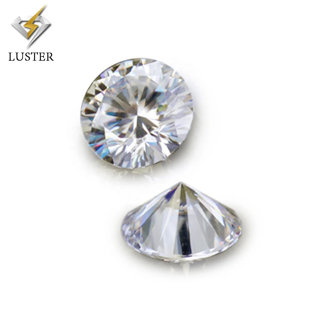 Moissanite Round Brilliant Cut  D/E/F Color White VVS Diamonds Round  Loose Moissanite