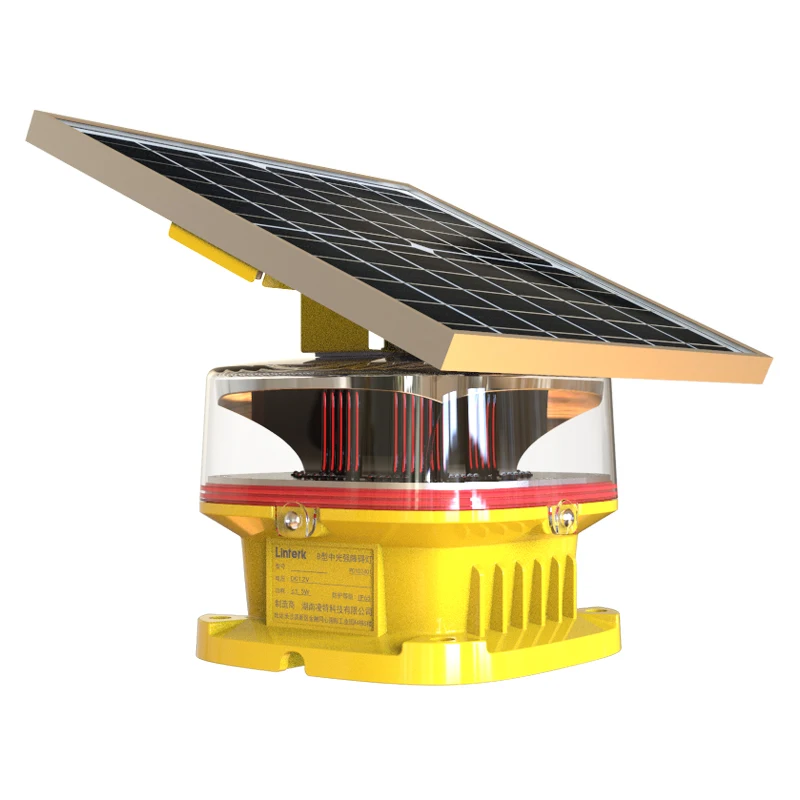 Solar medium type B Aviation obstruction lighting system with superior quality and competitive price
