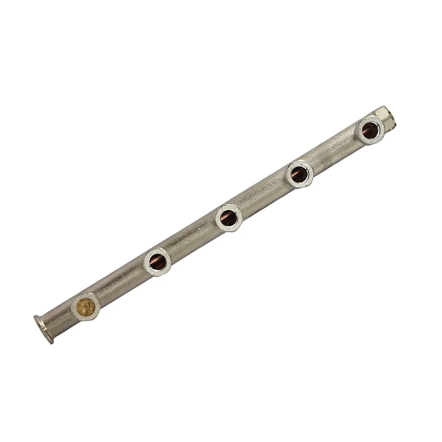 High Pressure 5 Way Brass Manifolds for Floor Heating Plumbing System