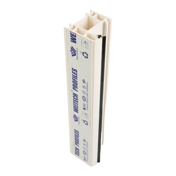 Good Quality Pvc Extrusion Pvc Profile Euro Standard PVC Profiles for UPVC Windows and Doors Sections